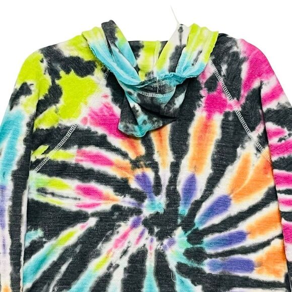 NEW Pop Surf Mercer Hoodie Beach Tie Dye Distressed Pullover Sweatshirt - Picture 10 of 15